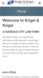 Mobile Screenshot of krigelandkrigel.com