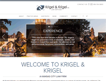 Tablet Screenshot of krigelandkrigel.com